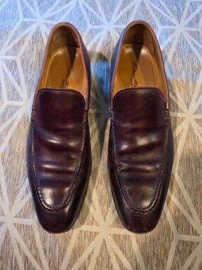 Santoni Brown Penny Loafer size 9.5